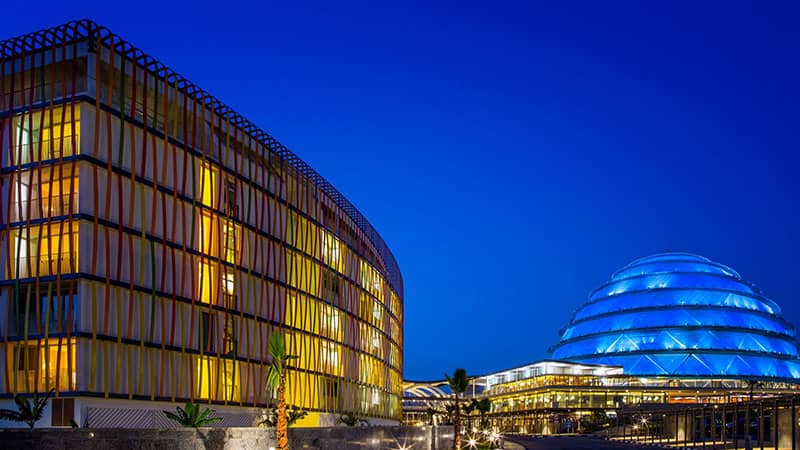 Kigali Night Skyline